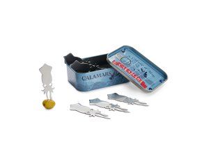 38310 snack fork calamars x6 metal box tin 27971