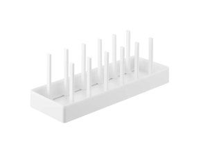 39249 nastavitelny organizer na poklicky a panve yamazaki tower 1361 bily