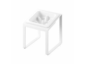 39678 sklonena pet miska pro pomale krmeni yamazaki nooks 10239 180ml bila