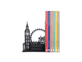 bookend london black metal 28236